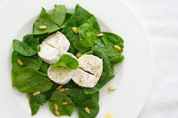 Blattspinat-Salat - Wohlfühlküche