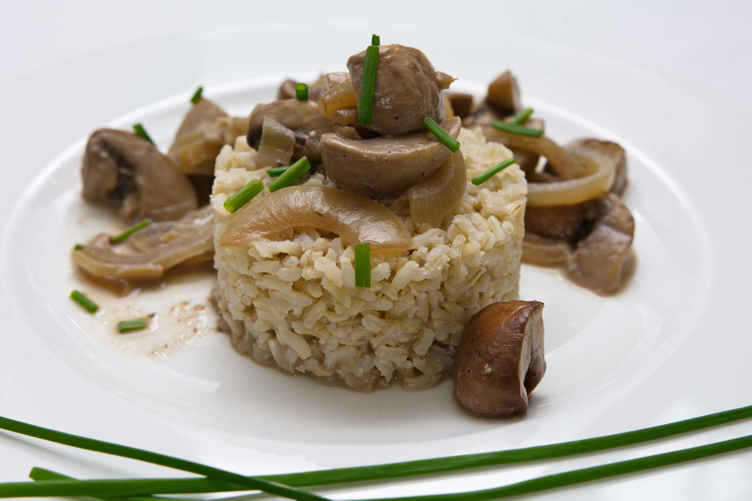 Pilzragout auf Reis - Wohlfühlküche