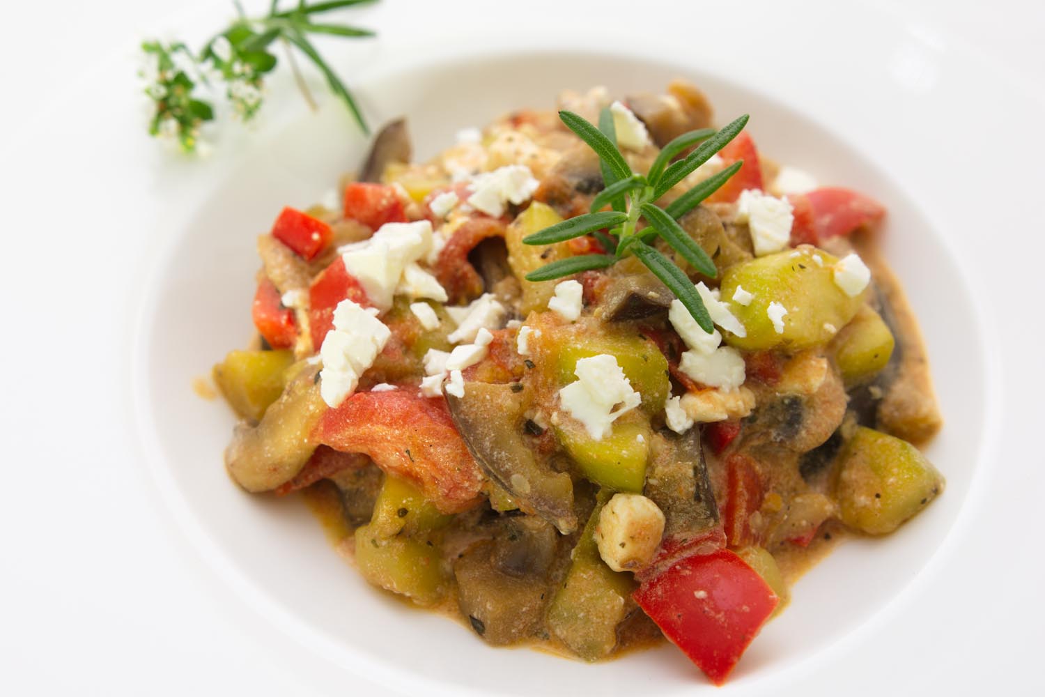 Mediterranes Gemüse mit Feta - Wohlfühlküche