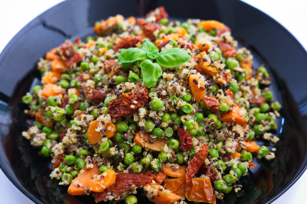 Quinoa Gemuse Pfanne Wohlfuhlkuche