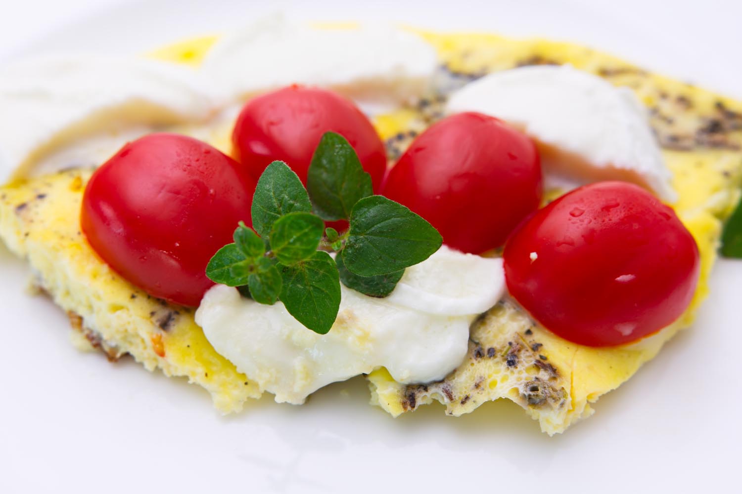 Tomaten-Mozzarella-Omelett - Wohlfühlküche