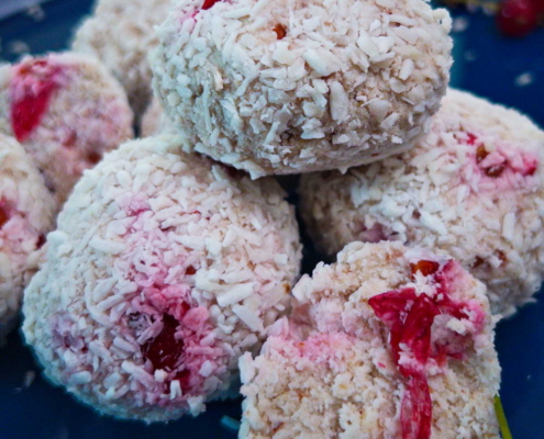 Johannisbeer-Kokos-Bällchen